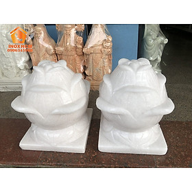 Mua Điêu Khắc Tượng Sen Đá Cẩm Thạch Cao 20cm - Sản Phẩm Chất Lượng  Điêu Khắc Từ Đá Nguyên Khối Tự Nhiên