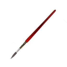 Cọ Vẽ Màu Nước Học Sinh Đầu Tròn Số 12 - Stacom BPM-12-R - Màu Cam