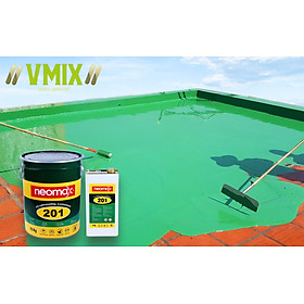 Mua  7.2kg  Chống thấm sàn mái không cần đục gạch thi công trực tiếp trên nền gạch đỏ chống tia uv đàn hồi cao