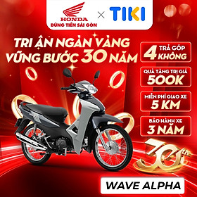 Xe Máy Honda Wave Alpha Phiên Bản Cổ Điển 2024