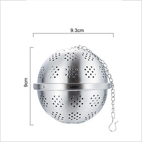 Mua Lọc inox hình tròn cao cấp  có dây treo  nhiều kích thước  quả lọc - HVL TEA