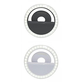 2x LED  USB Clip- Levels Portable for Vlog Smart Phones