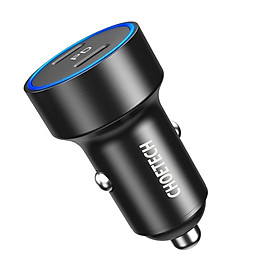 Mua Tẩu sạc Choetech C0054  nhanh trên ô tô 2 cổng Type C 40W (hàng chính hãng)