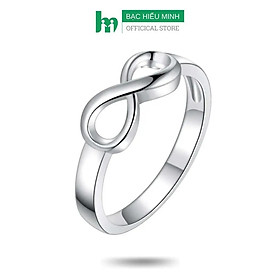 Nhẫn Nữ Bạc Hình Vô Cực Infinite BẠC HIỂU MINH NU092S