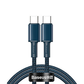 Mua Cáp sạc nhanh siêu bền C to C Baseus High Density Braided PD 100W (5A/20V  E-marker Chip  Type C to Type C Fast Charging)