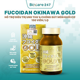 Okinawa Fucoidan Gold – Hỗ trợ điều trị ung thư và chống suy mòn khối cơ