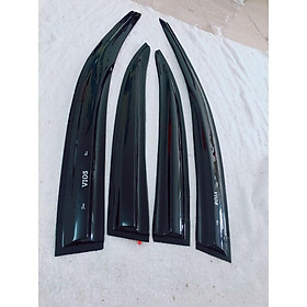 Bộ vè che mưa đen dành cho xe Vios 2019 2020 2021 hàng THÁI LAN bản TO và DÀY, có hình ảnh và vi deo thật của sản phẩm