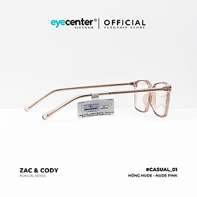 Gọng kính unisex chính hãng ZAC&CODY C01 lõi thép chống gãy nhập khẩu by Eye Center