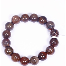 Vòng tay đá gỗ hóa thạch mệnh hỏa, mộc - Ngọc Quý Gemstones