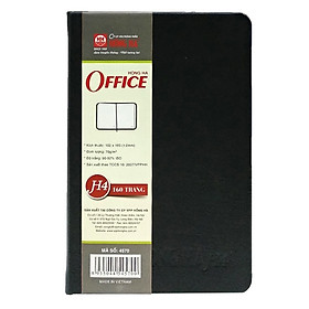 Sổ hồng hà office h4 4570 - 160 trang - màu đen