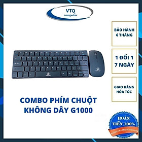 Mua Combo bộ phím chuột mini không dây ZORNWEE G1000 WIRELESS COMBO G1000 tặng kèm pin  bảo hành 6 tháng