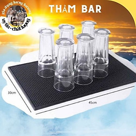 Mua GIÁ SỈ TẠI XƯỞNG Thảm Cao Su Lót Quầy Bar pha chế cỡ 30x45cm đẹp dày dặn giá rẻ