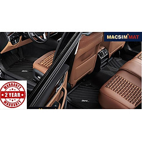 Thảm lót sàn BMW 1 series 2016-2020 nhãn hiệu Macsim 3W - chất liệu nhựa TPE đúc khuôn cao cấp - màu đen