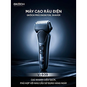 MÁY CẠO RÂU ĐIỆN GKOCH PRECISION FOIL SHAVER V-939 hàng chính hãng
