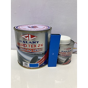 Sơn sắt mạ kẽm không cần lót Galant Hard Tex 2K Pacific Blue 432 1L/bộ