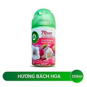 Lõi xịt phòng tự động AIRWICK, Anh Quốc, lan tỏa hương thơm tức thì, tinh dầu thiên nhiên, sử dụng lên tới 70 ngày 250ml