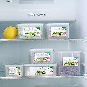 Mua Hộp thực phẩm vuông 1600ml Inomata - Hàng Nội Địa Nhật