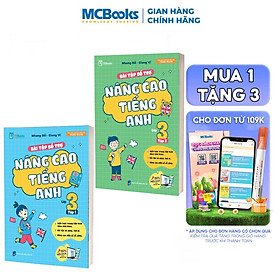 Hình ảnh Sách - Bài tập bổ trợ nâng cao Toán - Tiếng Việt - Tiếng Anh lớp 3 - Theo Chương Trình Sách Giáo Khoa