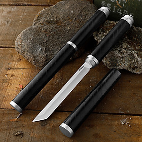 Mua Dao Phượt Dáng Thẳng Samurai Matsuda  Thép Nhập Khẩu D2 Cao Cấp