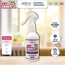 Xịt Khử Mùi, Diệt Khuẩn An Toàn Cho Thú Cưng ASFA Pet Care 250ml