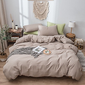 Bộ Chăn Ga Gối Cotton Tici ADU79 Bedding Grap Nệm thun Hàn Quốc Drap Giường Đệm Đủ Size Full Set CÓ VỎ CHĂN - KO VỎ ÔM