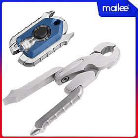 Dụng Cụ EDC Mini Đa Năng 6 in 1 Với Đèn Pin Mini Đa Năng