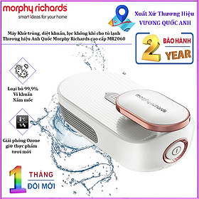 Mua Máy Khử trùng  diệt khuẩn  lọc không khí cho tủ lạnh Morphy Richards MR2060 sử dụng nguồn sạc USB  dùng liên tục 20 ngày  3 chế độ khử trùng hiệu quả- Hàng chính hãng