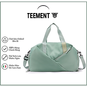 Túi Du Lịch Đa Năng Chống Thấm Nước Cao Cấp, Sức Chứa Lớn, Có Ngăn Đựng Giày Riêng Biệt, Túi  Xách Du Lịch Teement - Hàng Chính Hãng - Màu Xanh Lá