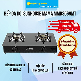 Mua Bếp ga đôi Sunhouse Mama MMB3569MT - Hàng Chính Hãng