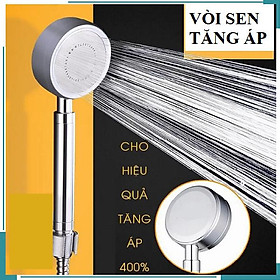 Bộ vòi sen tăng áp nước chảy mạnh, đầy đủ bát sen tăng áp dây sen inox cài sen