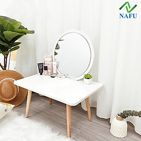 Mua Bàn Trang Điểm Ngồi Bệt Single O Phong Cách Bắc Âu ̣̣̣̣̣̣Scandinavia Nhỏ Gọn Tiện Lợi NAFU GP117