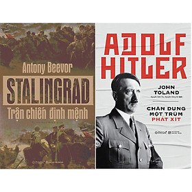 Combo Chiến Tranh Thế Giới Thứ 2: Một Trận Chiến Định Mệnh Và Một Nhà Độc Tài Tiêu Biểu ( Stalingrad: Trận Chiến Định Mệnh + Adolf Hitler: Chân Dung Một Trùm Phát Xít ) (Tặng Notebook tự thiết kế)