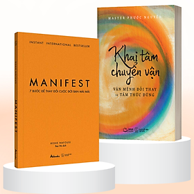 Combo Manifest - 7 Bước Để Thay Đổi Cuộc Đời Bạn Mãi Mãi + Khai Tâm Chuyển Vận - Vận Mệnh Đổi Thay Từ Tâm Thức Đúng