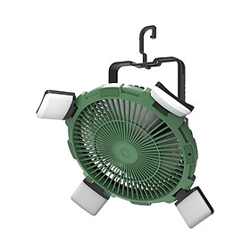Camping Fan with LED Lantern Ceiling Fan with Lamp Lighting Hanging Fan Lamp Ceiling Fans with Lights for Living Room Office Kitchen Bedroom