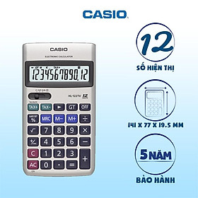 Máy tính Casio HL-122TV chính hãng nhỏ gọn bỏ vừa túi áo