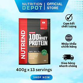Sữa tăng cơ cho người tập gym (400g) – Nutrend 100% Whey Protein (Whey Protein Blend) - Nutrition Depot Vietnam