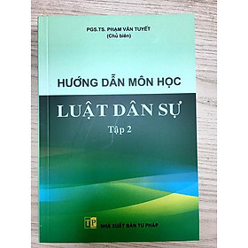 Ảnh bìa Sách - hướng dẫn môn học luật dân sự tập 2 - Đại học luật Hà Nội