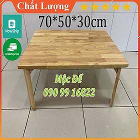 Bàn Làm Việc Ngồi Bệt 70x50cm Gỗ Cao Su Chống Thấm Nước - MỘC ĐẾ