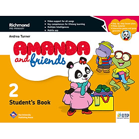 Amanda & Friends Student s Book Level 2 with Sticker & Pop out