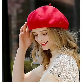Mũ bere nónberet nữ len thời trang Hàn Quốc dona21120705