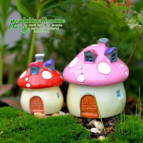 Mua Phụ kiện nhà nấm trang trí tiểu cảnh terrarium  DIY  handmade  smile