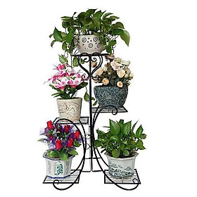 COMBO Kệ Sắt Để Chậu Hoa Cây Cảnh Trang Trí 5 Tầng + Xẻng Làm Vườn - TẶNG 100 HẠT GIỐNG HOA MƯỜI GIỜ