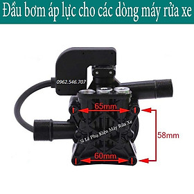 Mua Đầu bơm áp lực cho các dòng máy rửa xe - Đầu Bơm Máy Rửa xe mini