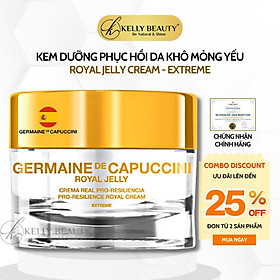 Kem Phục Hồi Cho Da Khô Mỏng Yếu Germaine Royal Jelly Cream Extreme - Giảm Kích Ứng, Làm Dày Da | Kelly Beauty