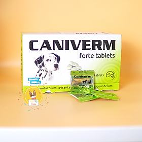 VIÊN LÀM SẠCH GIUN SÁN Caniverm 0,7g cho CHÓ 1 viên