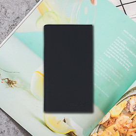 Ví cầm tay unisex da bò Pháp BALZIO UWCOW H01-BL