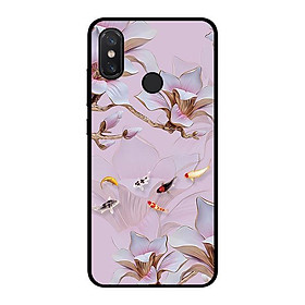 Ốp lưng dành cho điện thoại Xiaomi Mi A2 Tranh Hoa Và Cá