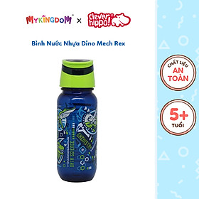 Bình Nước Nhựa Dino Mech Rex CLEVER HIPPO WB01 NAVY