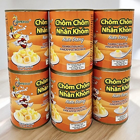 Combo 6 hộp Chôm chôm nhân khớm nước đường (6 hộp x 565gr) - Chôm chôm đóng hộp - Chôm chôm đóng lon - Nước trái cây giải khát - Thương hiệu Antesco