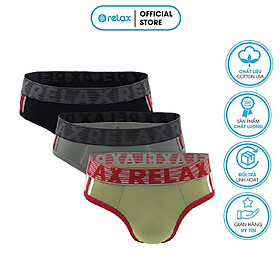 Quần lót nam brief RLTK006 quần sịp nam thoáng mát mềm mại cao cấp, co giãn tốt, ôm gọn - RELAX